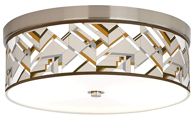 Craftsman Mosaic Giclee Energy Efficient Ceiling Light