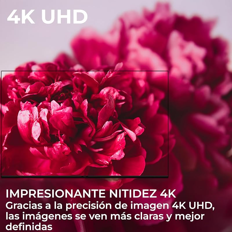 K85 4K UHD 50" H50K85GUX, Smart TV con Google TV, Chromecast, Dolby Audio, HDR10, MEMC, AI Picture Quality, Bluetooth 5.1, Gaming Accelerator 120Hz, USB 2.0 x 2, DBX TV, HDMI 2.1 x 4 [2026]