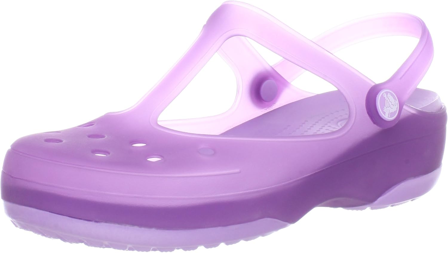 Amazon.com | crocs Women's Carlie Mary Jane Sandal, Dahlia/Iris, 7 M US | Mules & Clogs