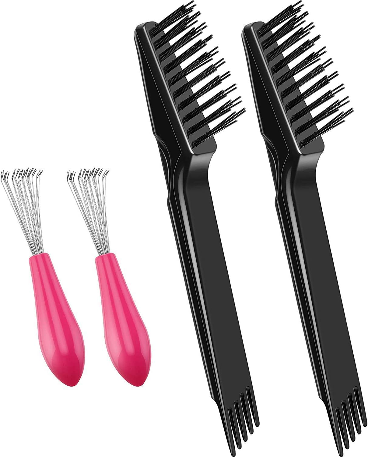 4 Pieces Hair Brush Cleaning Tool, Comb Cleaning Brush, Hair Brush