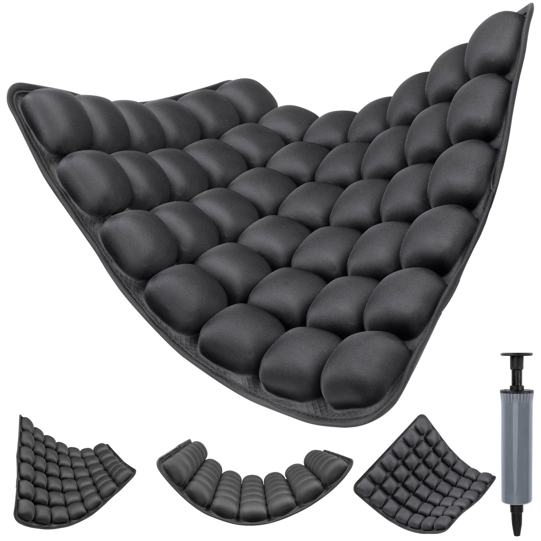 Photo 1 of 1Pcs Seat Cushion, Travel Cushion Airplane Seat - Inflatable Airplane Seat Cushion for Travel.Suitable for Long Distance Sedentary People to Use,Easy to Carry, 3D Inflatable Airbag is Ergonomic