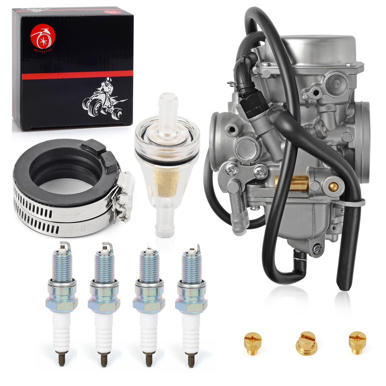 Photo 1 of Carburetor Carb and Intake Manifold Spark Plug For HONDA Shadow VLX 600 VT600 VT600C VT600CD Deluxe 1999-2007