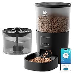 IMIPAW Automatic Cat Feeder WiFi and Water