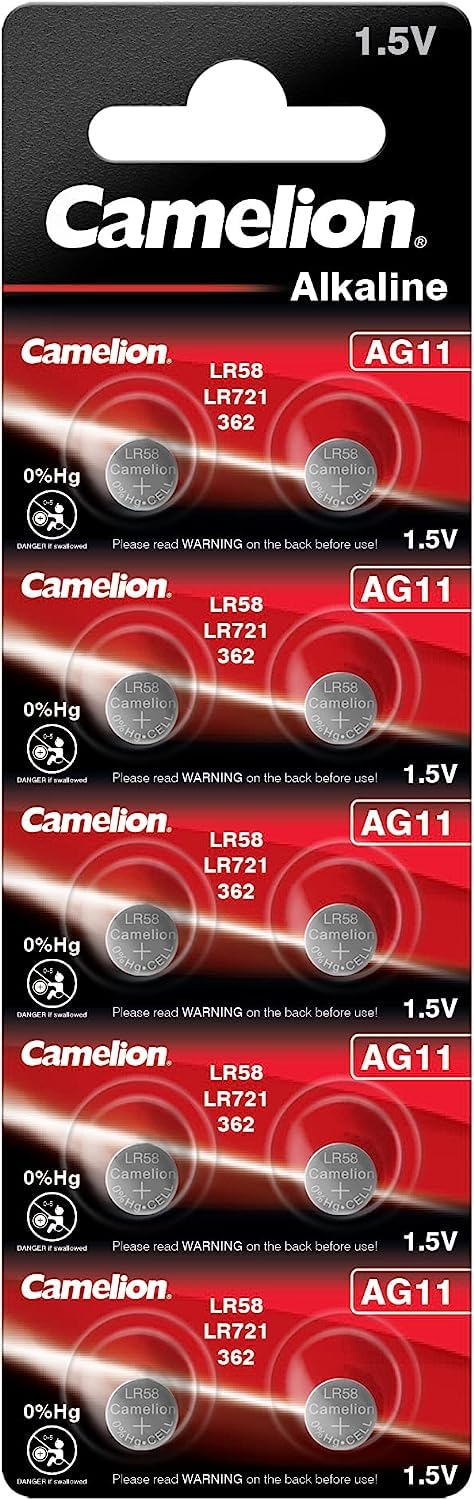 Camelion 12051011 AG 11 LR58 Battery - Multicolour (Pack of 10)