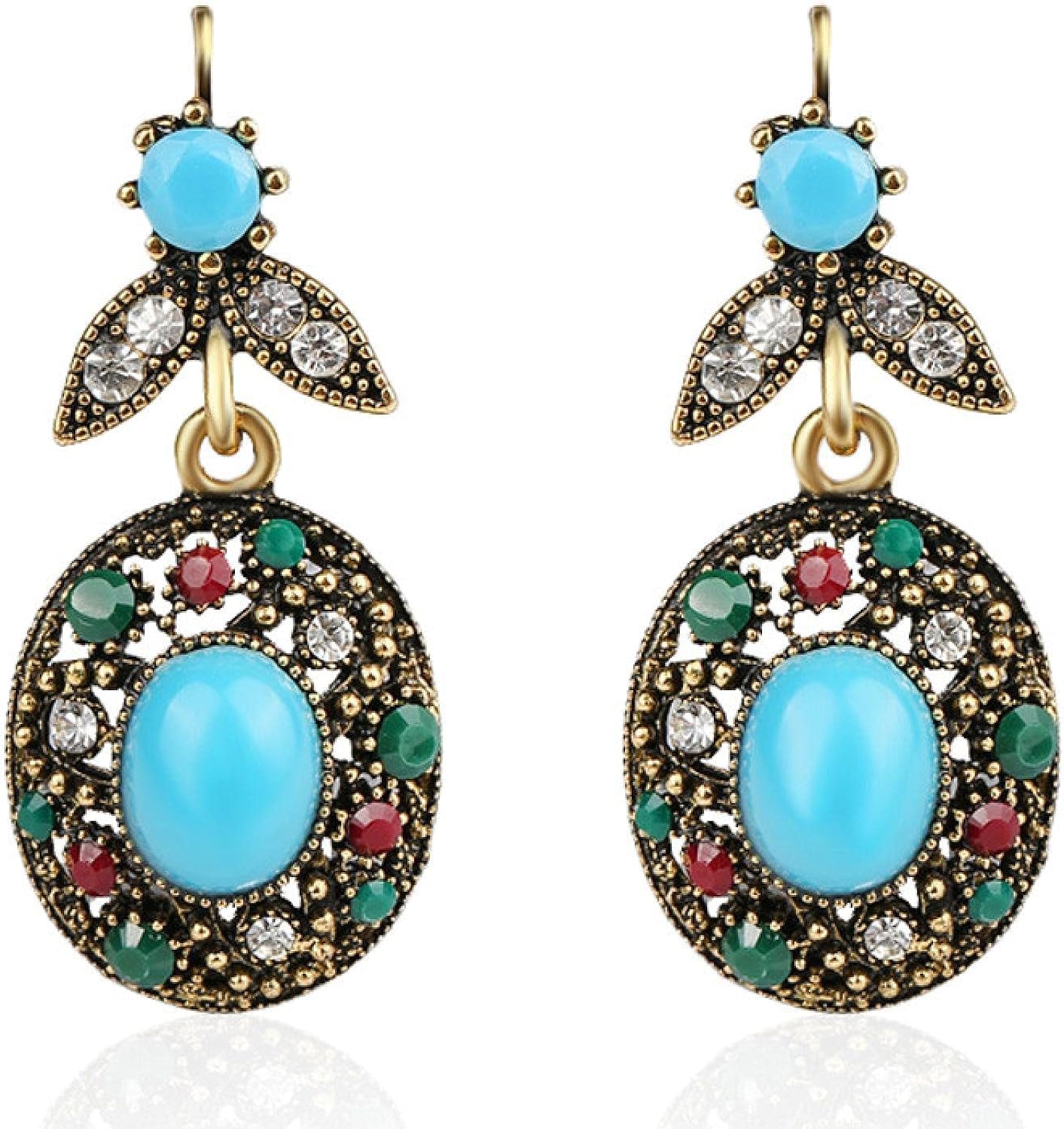 Set Gioielli Boh&eacute;mien Meleager - Orecchini, Collana E Bracciale In Stile Vintage, Oro