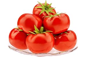 Meiwlong 6pcs Fake Tomatoes Lifelike Artificial Vegetables Faux Home Kitchen Harvest Party Theme Display Realistic Ornament Photography Props Model Thanksgiving Centerpieces