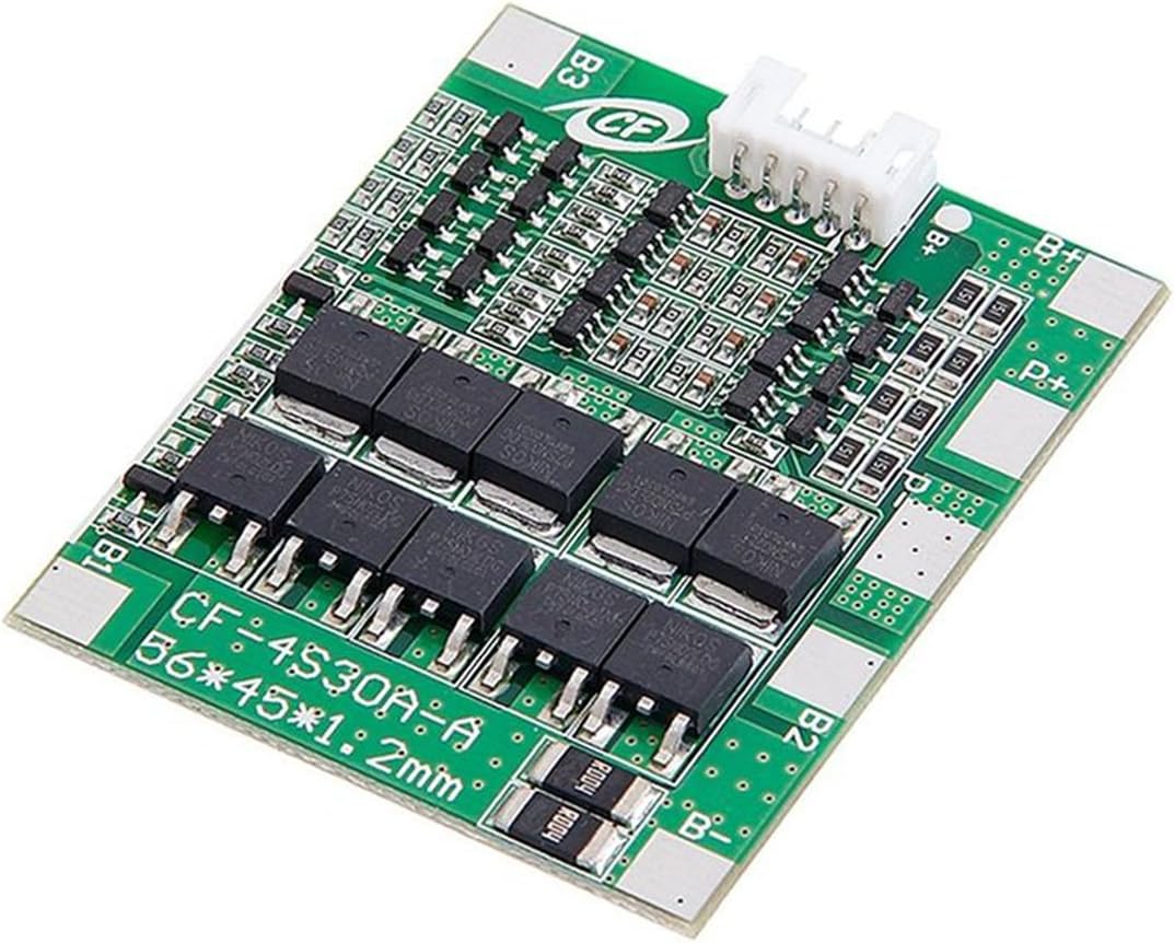 14.8V 4S 30A 18650 Lithium Battery BMS PCB Integrated Circuits Protection Board, Multicolor - Image 3