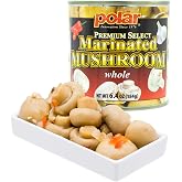 MW Polar Premium Select Whole Marinated Mushrooms 6.4oz (Pack of 12)