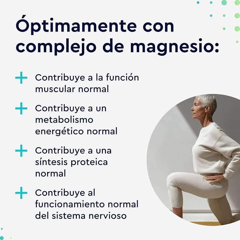 Magnesio Complex en Polvo 600g - Con Bisglicinato, Citrato y Malato — foto 3 de 8