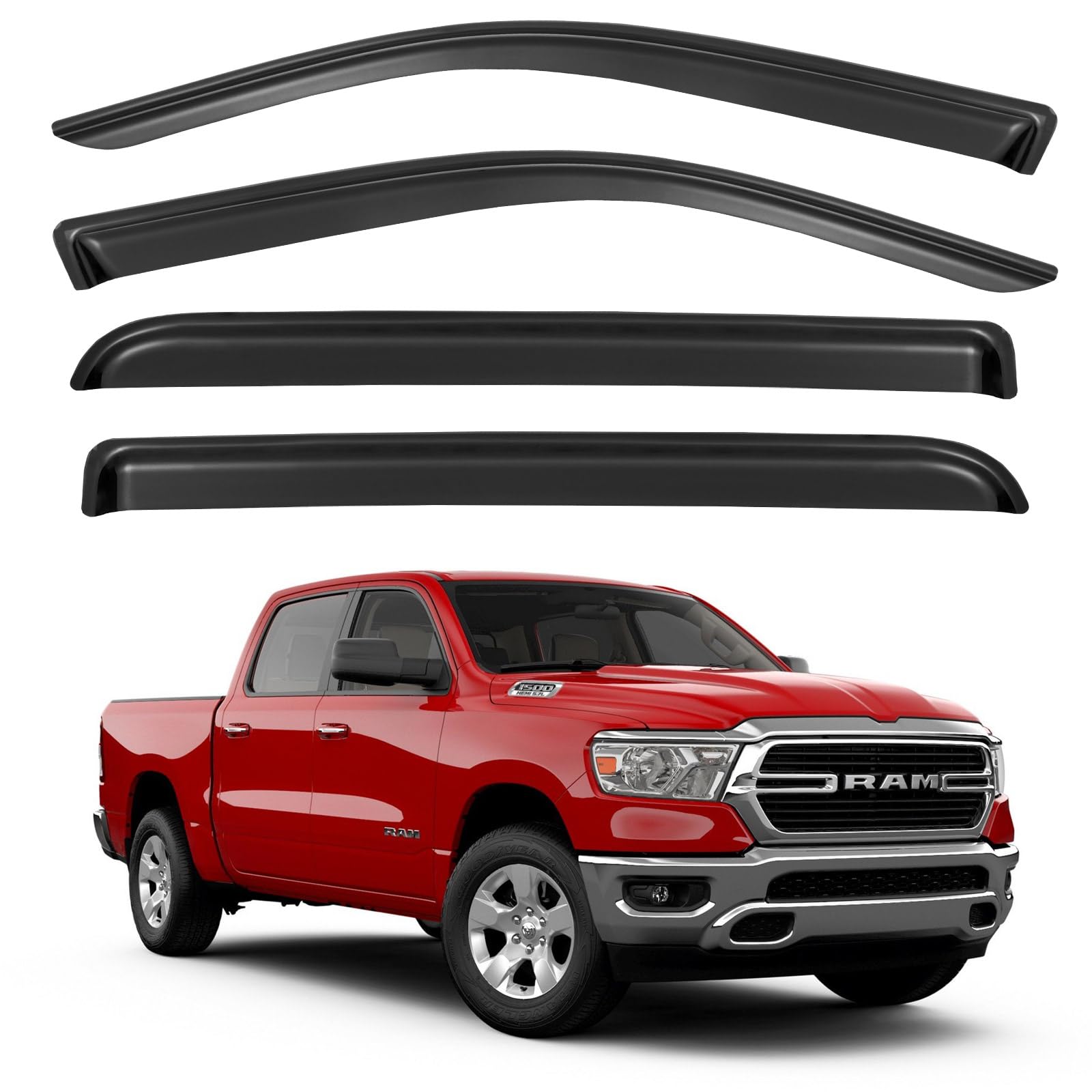 Rain Guards For 2019 Ram 1500 Crew Cab www.nellisauction.com