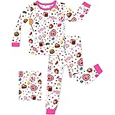 babee Reshinee Bamboo Viscose Toddler Girls Kids Pajamas Unicorn Mermaid Pjs Long Sleeve Snug fit 12M-8Y 2pcs Soft Jammies