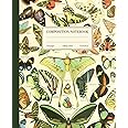 Composition Notebook College Ruled: Luna Moth Butterfly Vintage Botanical Illustration | Cute Aesthetic Journal For Girls, Teens, Women | Wide Lined