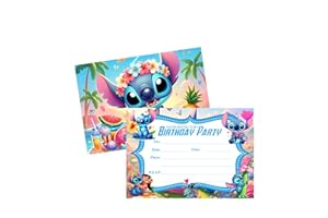 Losede 12PCS Birthday Invitations Birthday party supplies decorations (3)