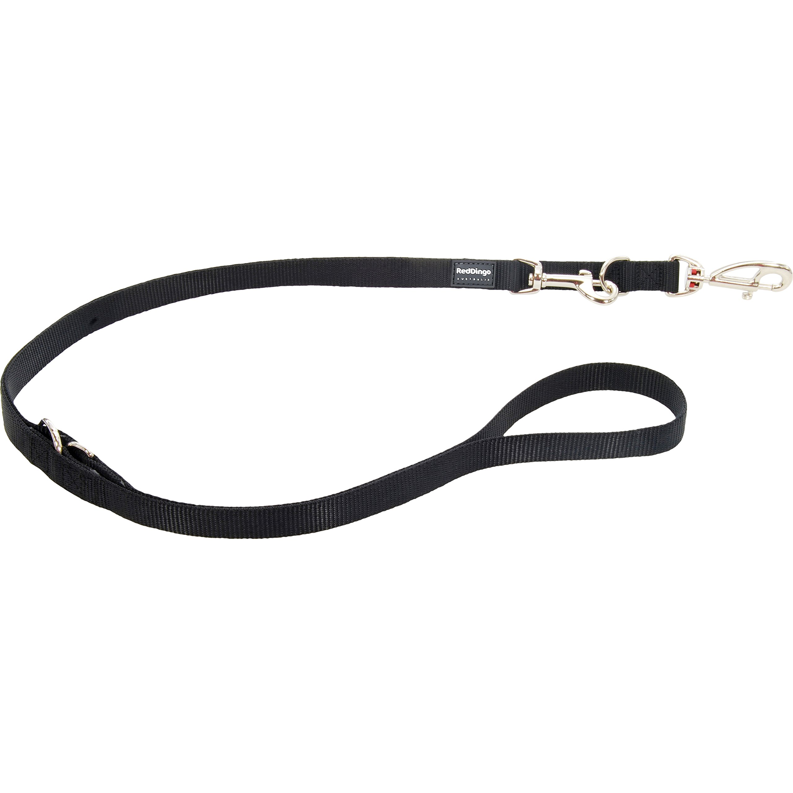 Red Dingo Multi-Purpose Lead, Classic Black, 12mm/Small