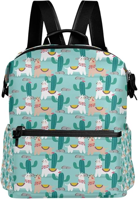 llama book bag