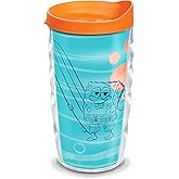 Tervis Nickelodeon™ - SpongeBob SquarePants Made in USA Double Walled Insulated Tumbler Travel Cup Keeps Drinks Cold & Hot, 10oz Wavy, Surf