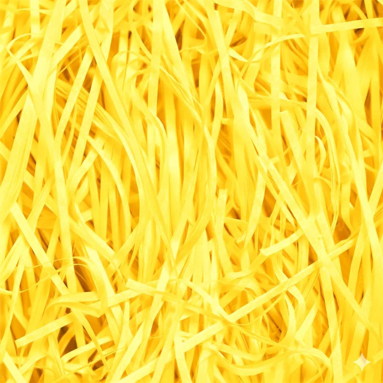 Emartbuy Yellow Shredded Paper 500 grams – Soft Tissue Gift Filling for Hampers, Packaging & Crafting | Lightweight Crinkle Paper for Gift Boxes, Baskets, Parcels & Decorations