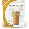 CHIKE Natural Vanilla Latte High Protein Iced Coffee, 20 G Protein, 2 Shots Espresso, 3 G Sugar, Keto Friendly and Gluten Free, 14 Servings (16.3 Ounce)
