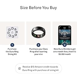 Oura Ring Gen3 Horizon - Smart Ring - Size First