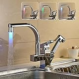 Facilla® LED Wasserfall Wasserhahn Armatur Einhandmischer G1/2