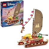 LEGO Disney Moana's Adventure Canoe Building Toy Set - Pretend Play Toy Boat for Kids, Girls & Boys, Ages 6+ - Disney Gift Id