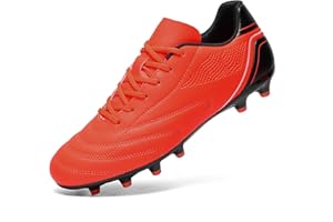 HaloTeam Soccer Shoes Mens Cleats Outdoor Professional Training Turf Football Boots Breathable Athletic Sneaker for AG/FG 6.5 US-11 US