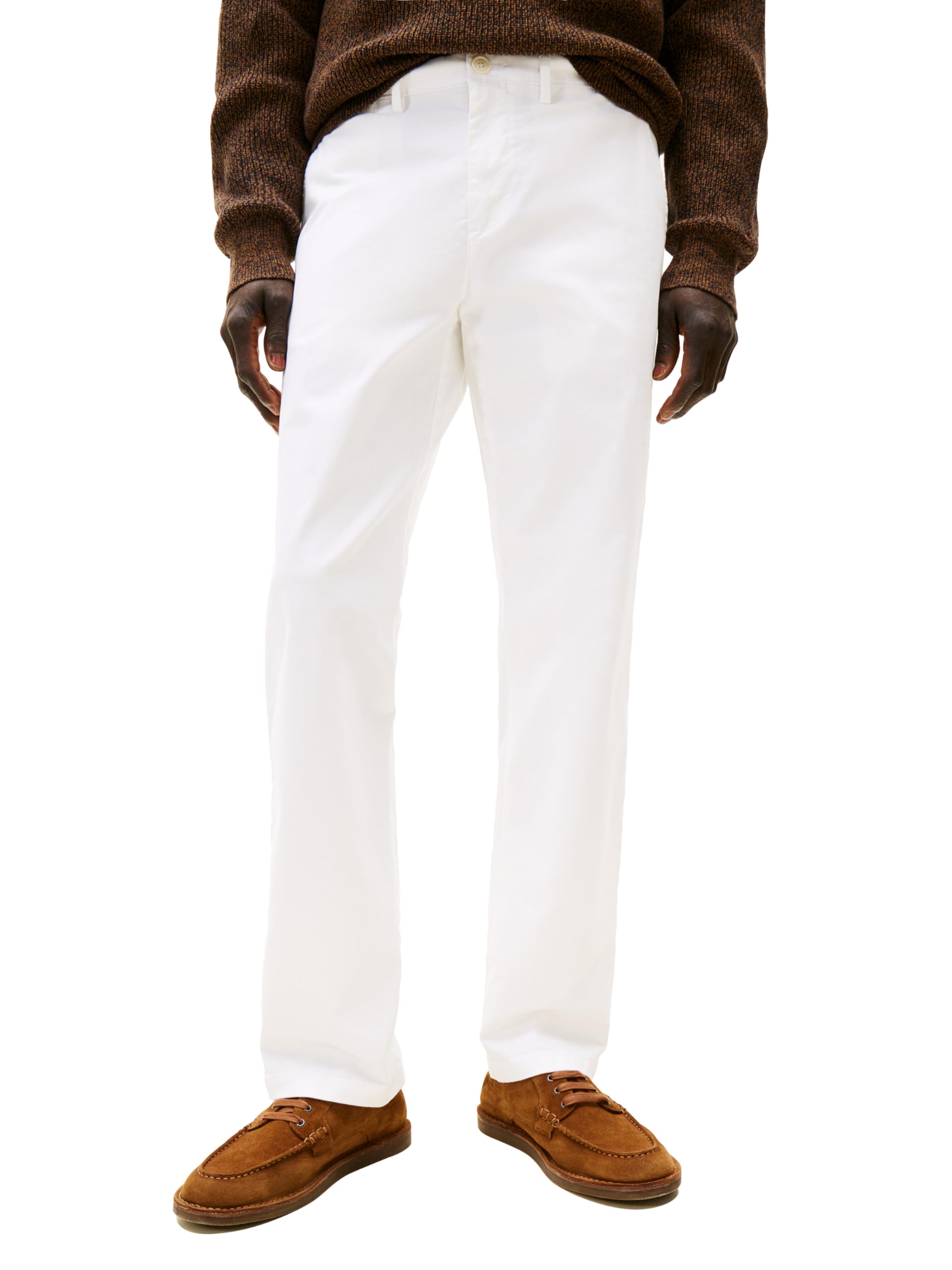 Photo 1 of Tommy Hilfiger Men's Chino Pants Custom Fit, Bright White 34/30