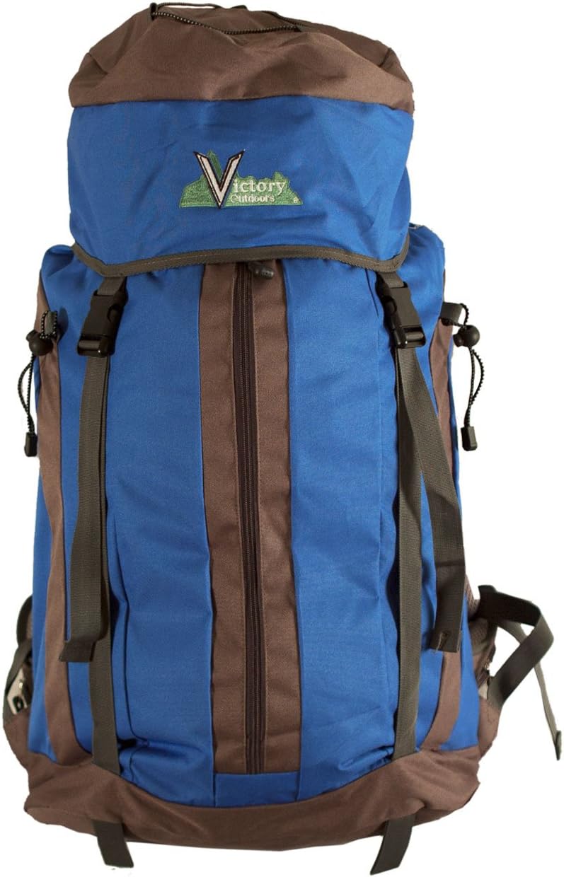 Victory Outdoors Climber 60-Liter Backpack, Blue
