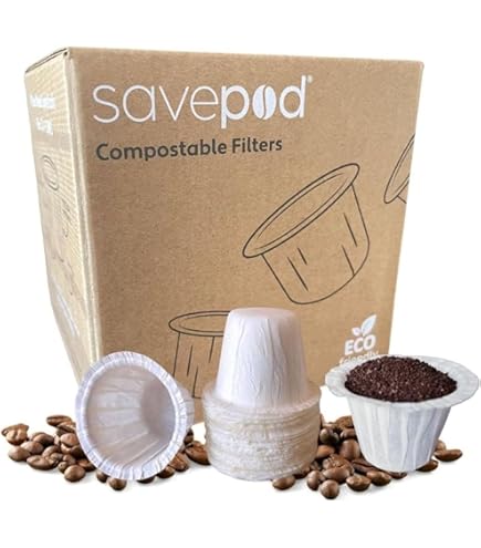 Amazon.com: Savepod Disposable Coffee Filters - 100 Count - Made