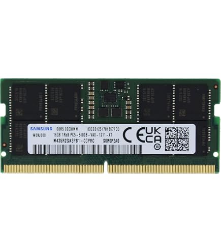 Samsung 32GB (2x16GB) DDR5 6400MHz PC5-51200 CSODIMM Clocked