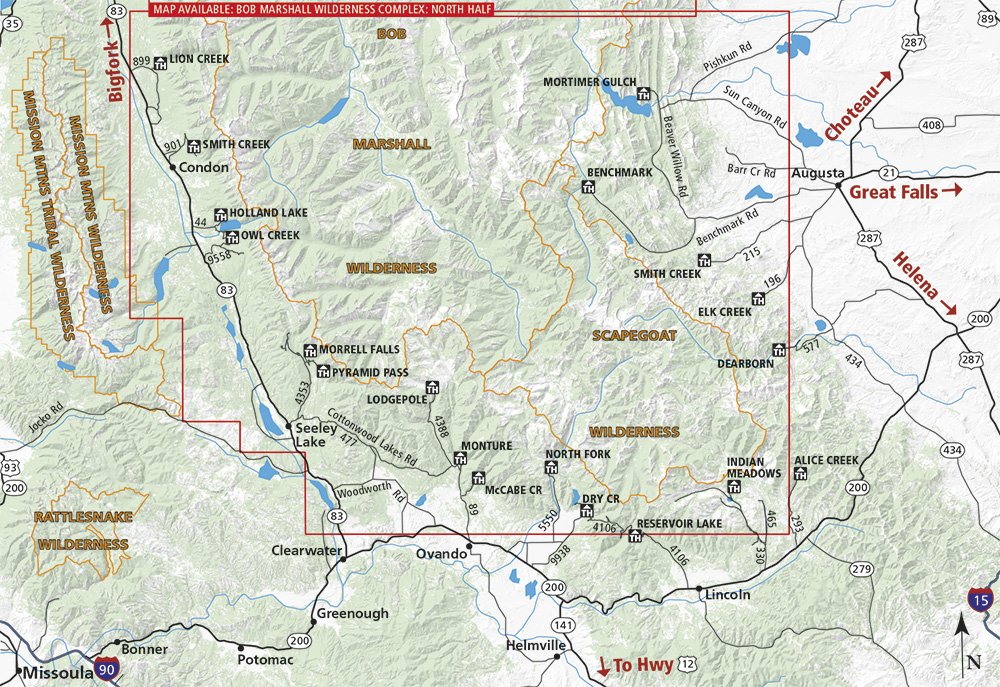 Bob Marshall Wilderness Map Bob Marshall Wilderness Complex Map: South Half: Cairn Cartographics:  9780615460857: Amazon.com: Books