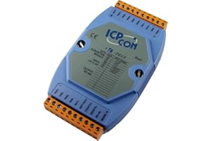 ICP DAS I-7017 Analog Input Data Acquisition Module with 8 AI Channels, communicable Over RS-485, and Free EZ Data Logger Software