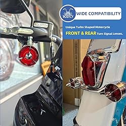 BOSYCY Motorcycle Turn Signals' Lens Caps 2 Pack