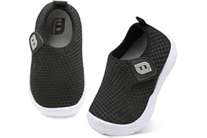 JOINFREE Toddler Boys Girls Barefoot Shoes Breathable Kids Sneakers Lightweight Walking Shoes Slip On Tennie Shoes Protect Toes School Shoes