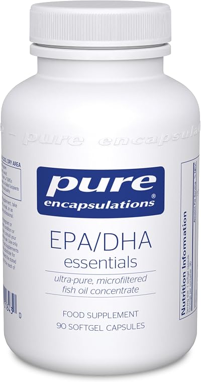 Pure Encapsulations EPA/DHA Essentials Ultra-Pure Fish Oil 90 Softgels