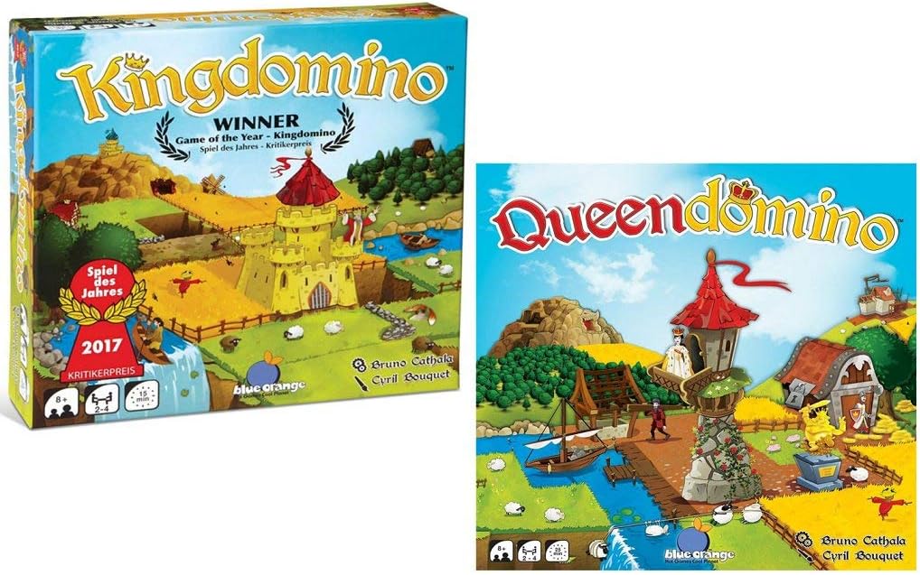 Blue Orange Kingdomino and Queendomino Bundle