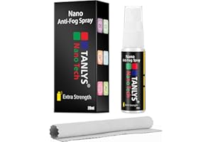 Extra Strength Anti Fog Spray for Glasses Tanlys Nano Tech Defogger for Eyeglasses and Goggles (Spray)