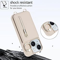 Jcxtrombulous Crossbody Wallet Case for iPhone 15
