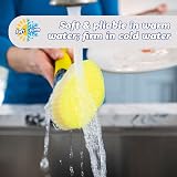 Scrub Daddy Dish Daddy Wash Sponge Yellow 2 Pieces Replacement Heads view 2