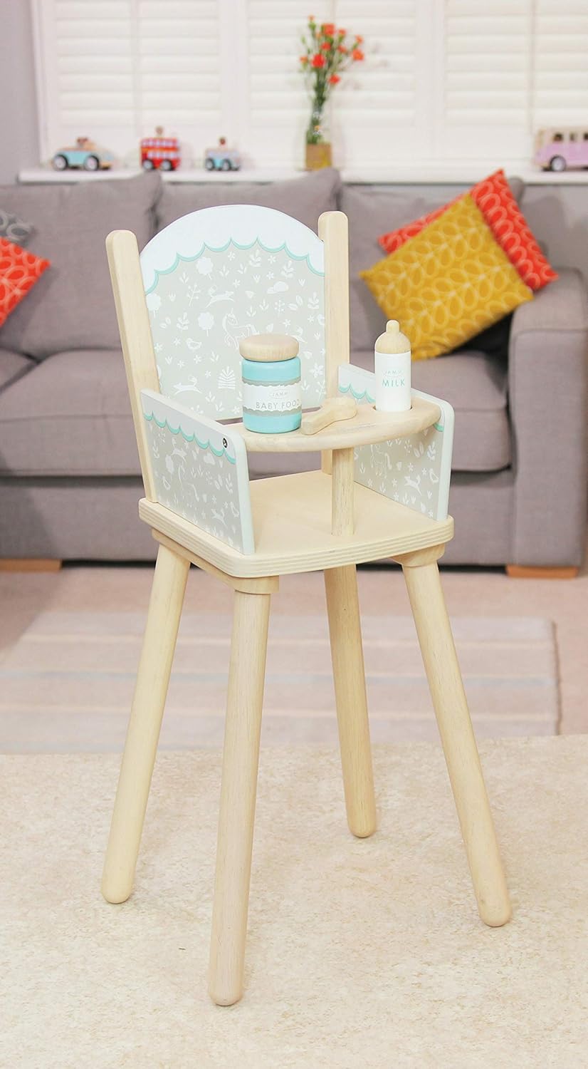 neutral high chair