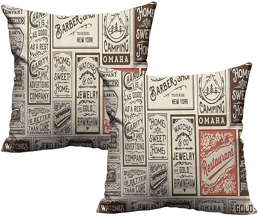Amazon Com Custom Pillow Cases Brown Vintage Mega Pack Old