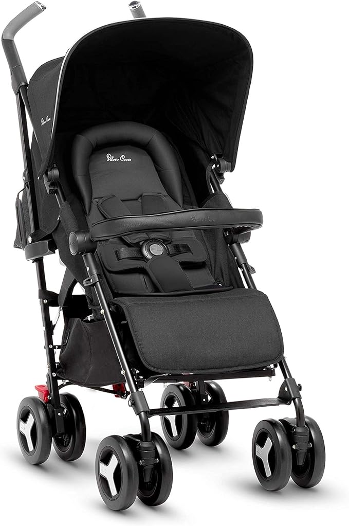 Silver Cross Reflex Stroller, Compact and Lightweight Fully Reclining
