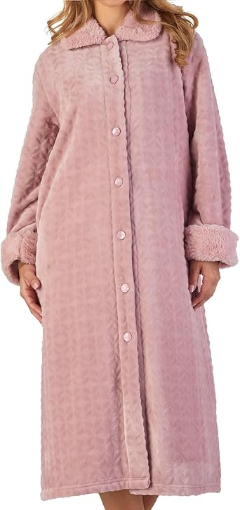 womens button up dressing gowns