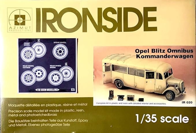 Amazon Co Jp アイアンサイド 絶版 1 35 Dak バイエルライン将軍愛用 オペル オムニバス コマンドワーゲン仕様 ホビー 通販 Amazon Co Jp アイアンサイド 絶版 1 35 Dak バイエルライン将軍愛用 オペル オムニバス コマンドワーゲン仕様 ホビー 通販