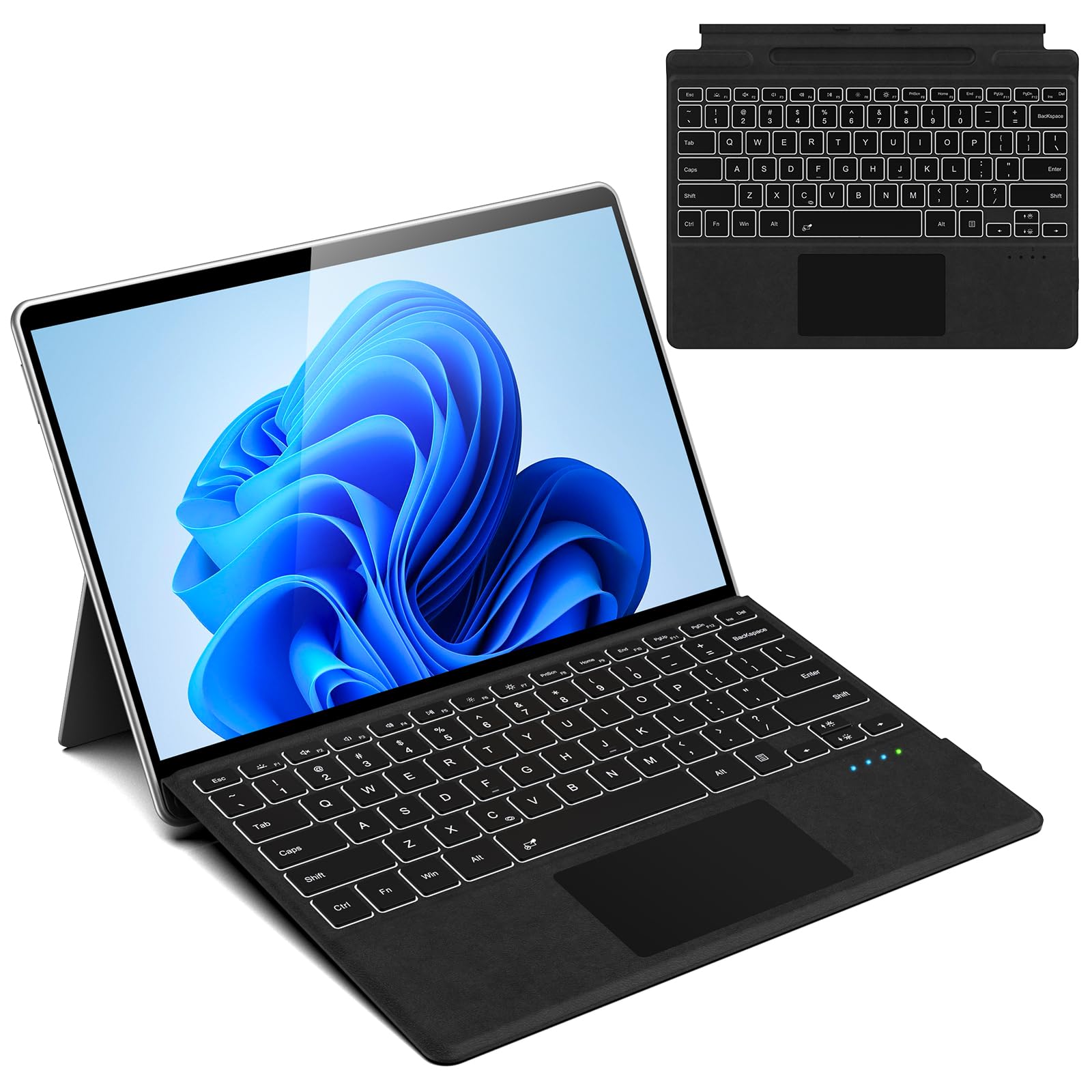 Seteesamvo Surface Pro Keyboard for Pro 11/10/9/8/X