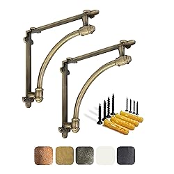 NACH Decorative Shelf Brackets, 2 Pack of 9.6 x 1.7