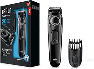 Braun Barttrimmer/Bartschneider BT3022, mit 20 Längeneinstellungen, schwarz
