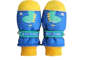 AquaArcc Kids Winter Gloves Warm Ski Snow Mittens Cold Weather for Girls Boys Toddler