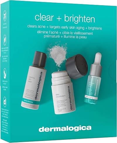Dermalogica Clear Brighten Kit Daily Microfoliant Age Bright Serum Clearing