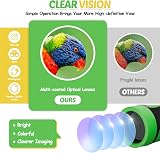Zinbo Kids Binoculars with Compass Magnifier Set Green 3-8 yrs view 5